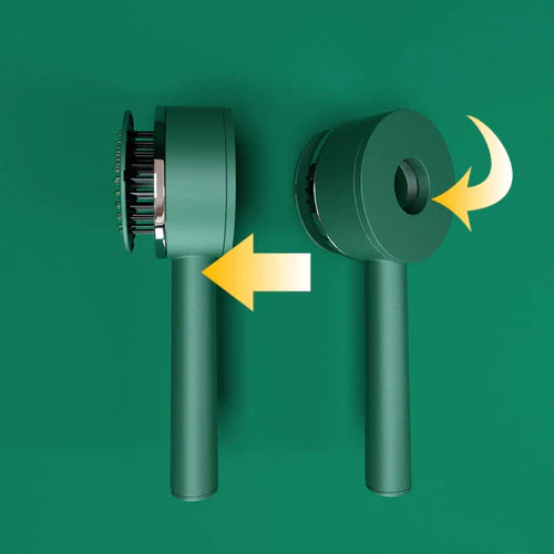 Cepillo autolimpiable estimulador de cabello