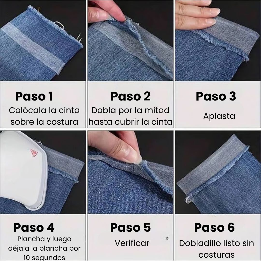 🔥HOT SALE 50% DCTO🔥 60 Mts Cinta Adhesiva Para Fusionar Telas