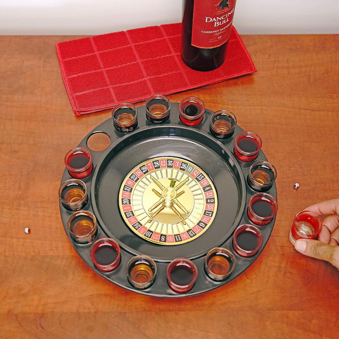 Ruleta de Risas y Tragos - 16 Copas