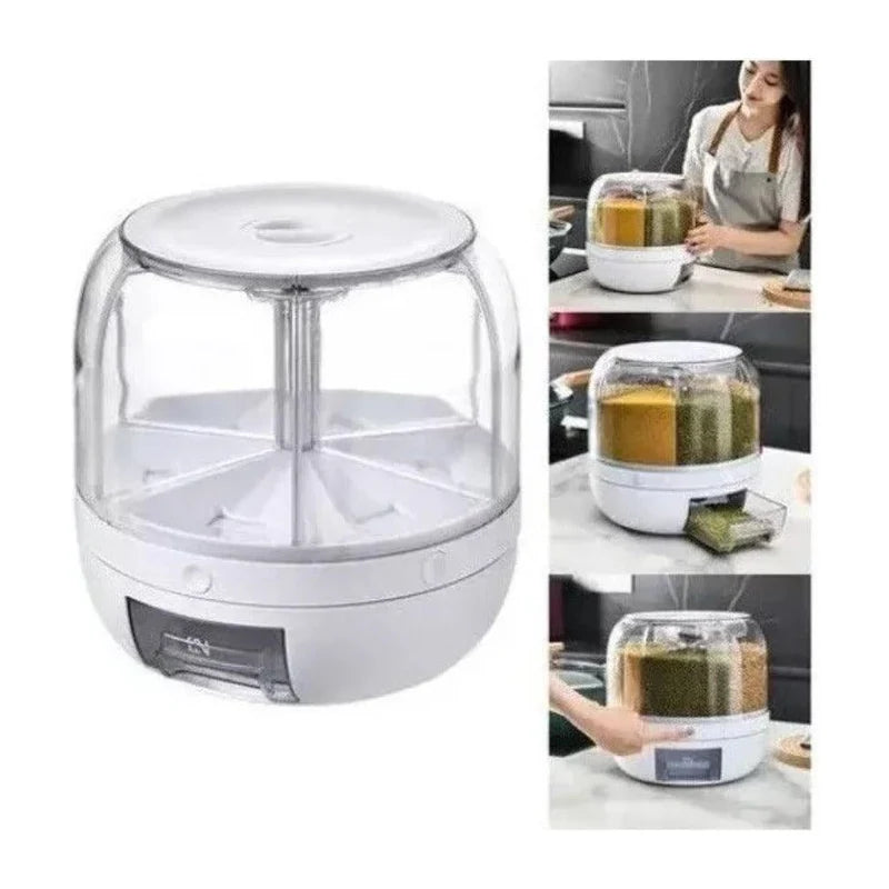💥50% OFF 💥Dispensador de Granos Y Cereales Giratorio