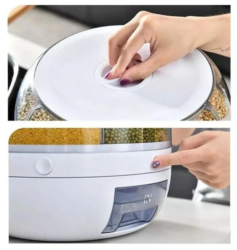 💥50% OFF 💥Dispensador de Granos Y Cereales Giratorio