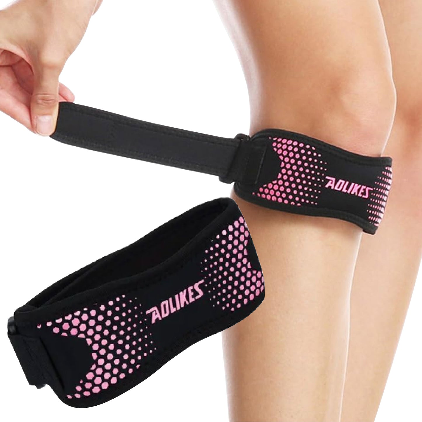 🔥Correa de rodilla rotuliana para aliviar el dolor: ideal para correr, rodilla de saltador y tendinitis