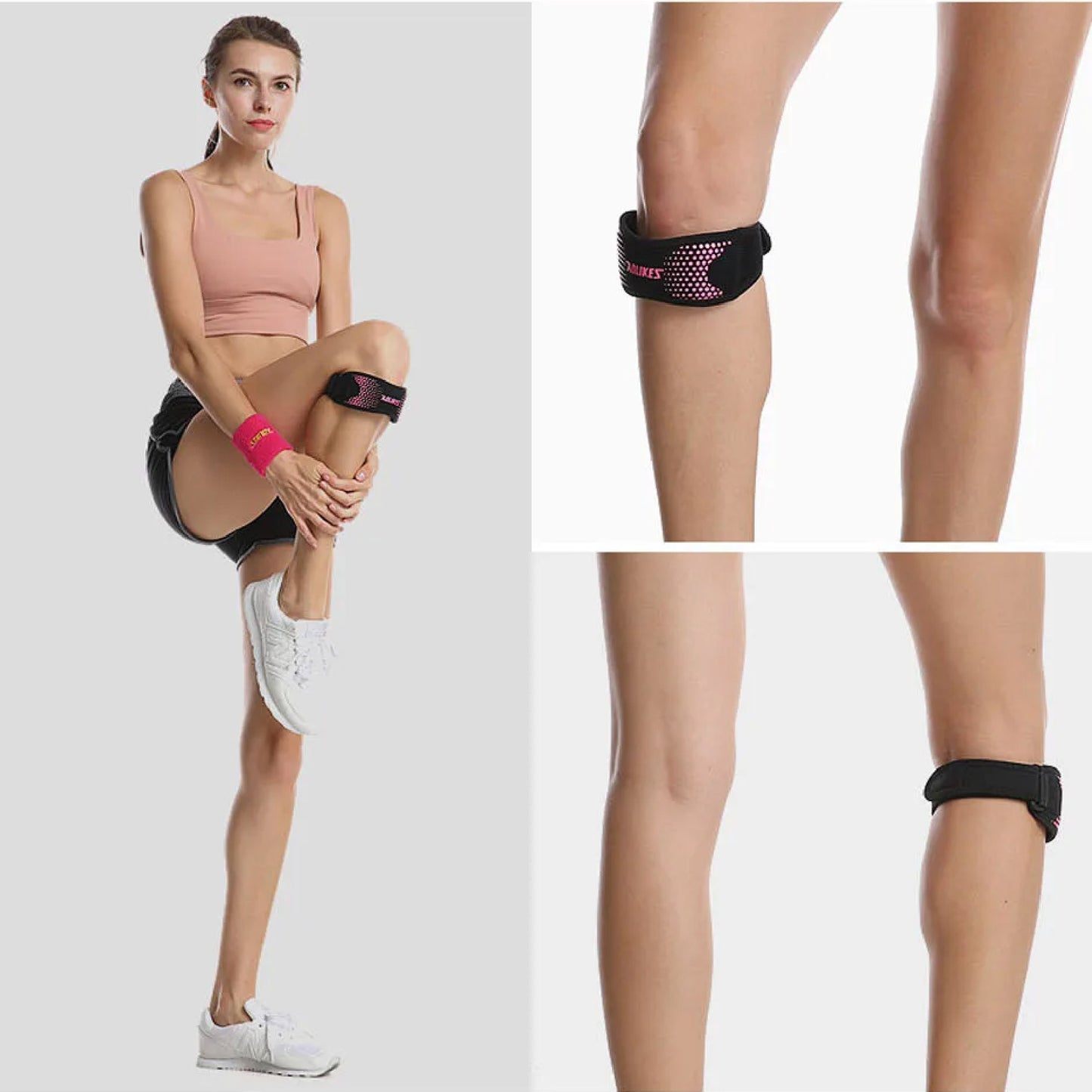 🔥Correa de rodilla rotuliana para aliviar el dolor: ideal para correr, rodilla de saltador y tendinitis