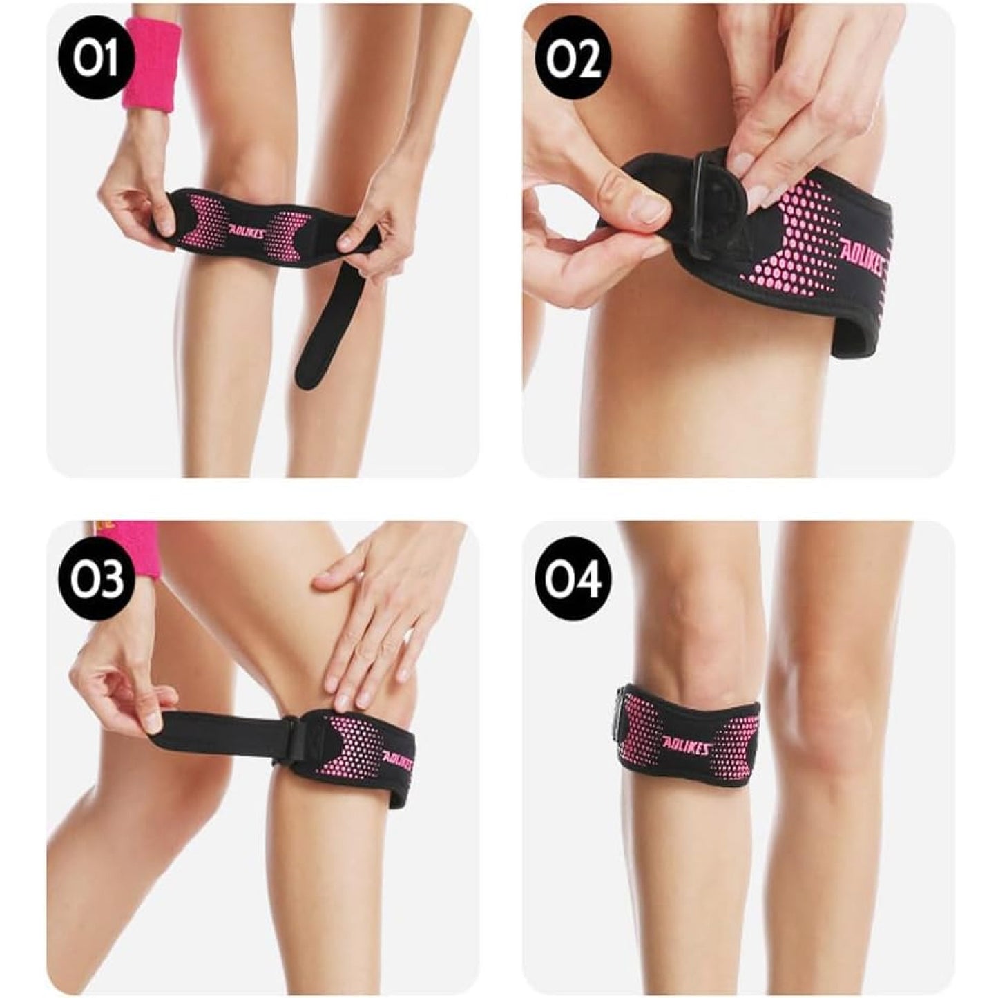 🔥Correa de rodilla rotuliana para aliviar el dolor: ideal para correr, rodilla de saltador y tendinitis