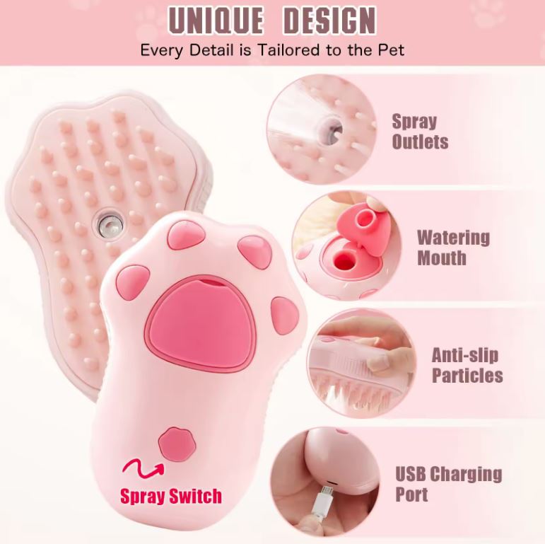 🔥71% OFF🔥 Cepillo para mascota con vapor recargable