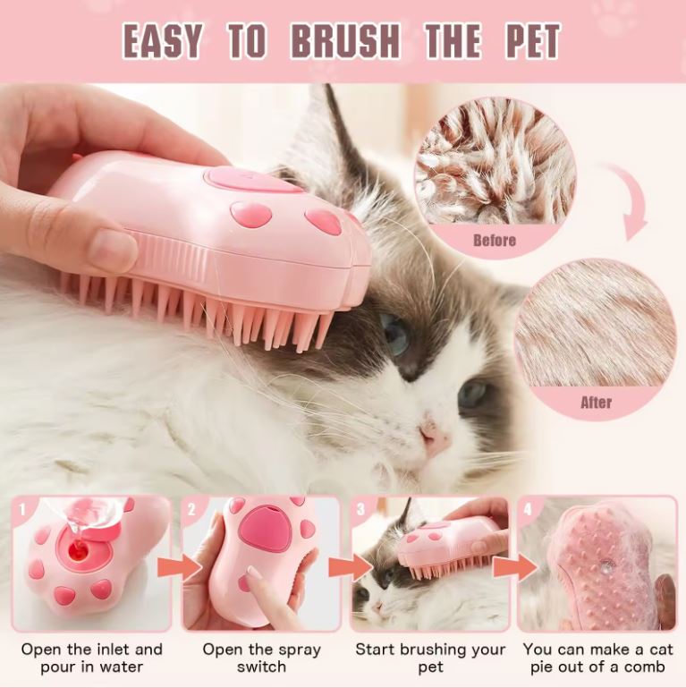 🔥71% OFF🔥 Cepillo para mascota con vapor recargable
