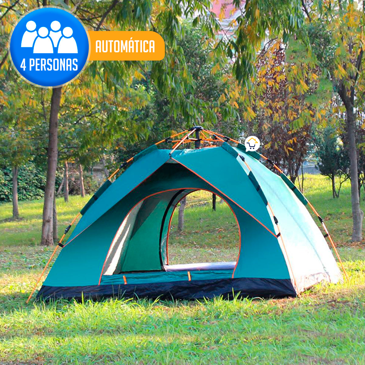 CAMPING AUTOMATICA IMPERMEABLE 4-5 PERSONAS ®