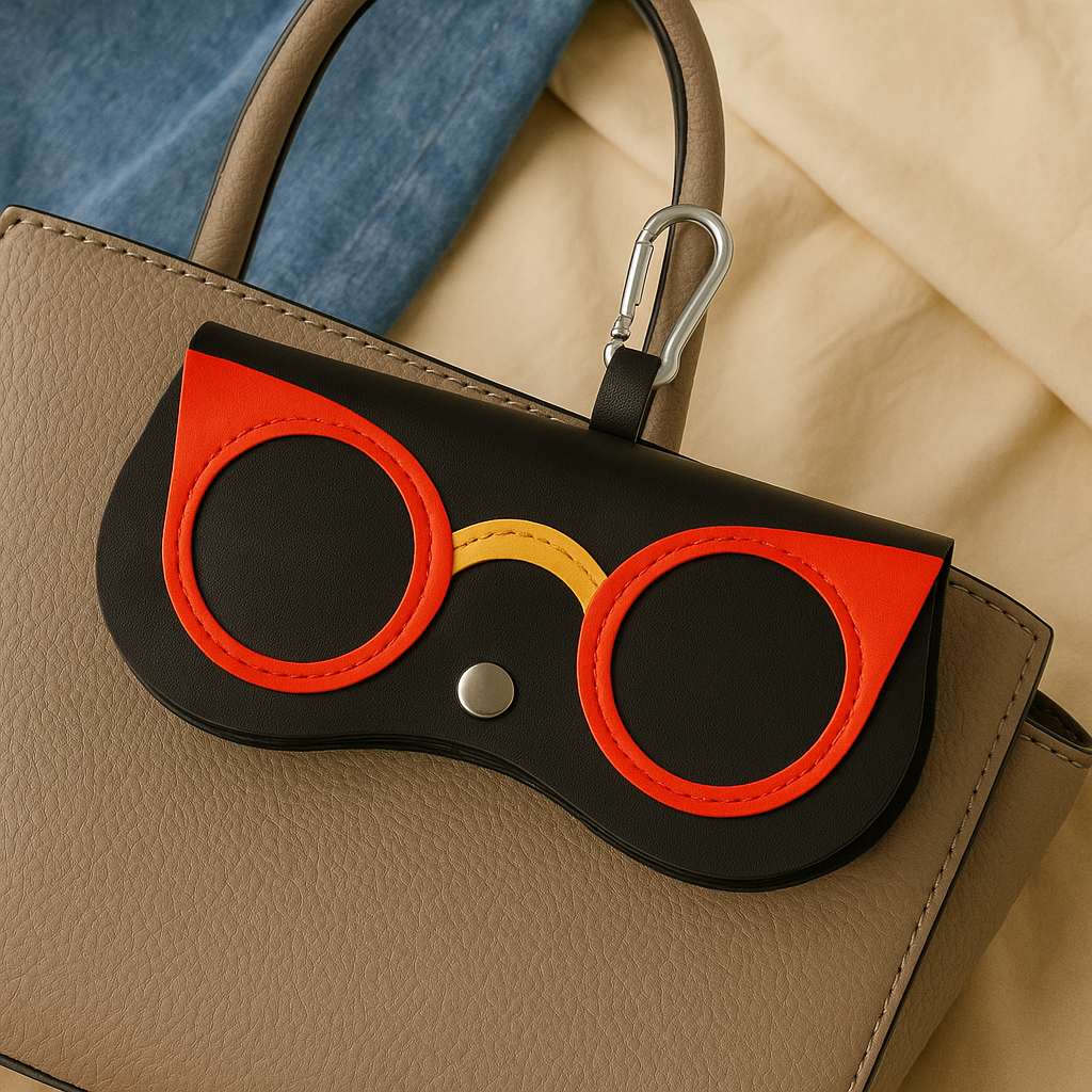 ✨Portagafas De Cuero Suave 👓️