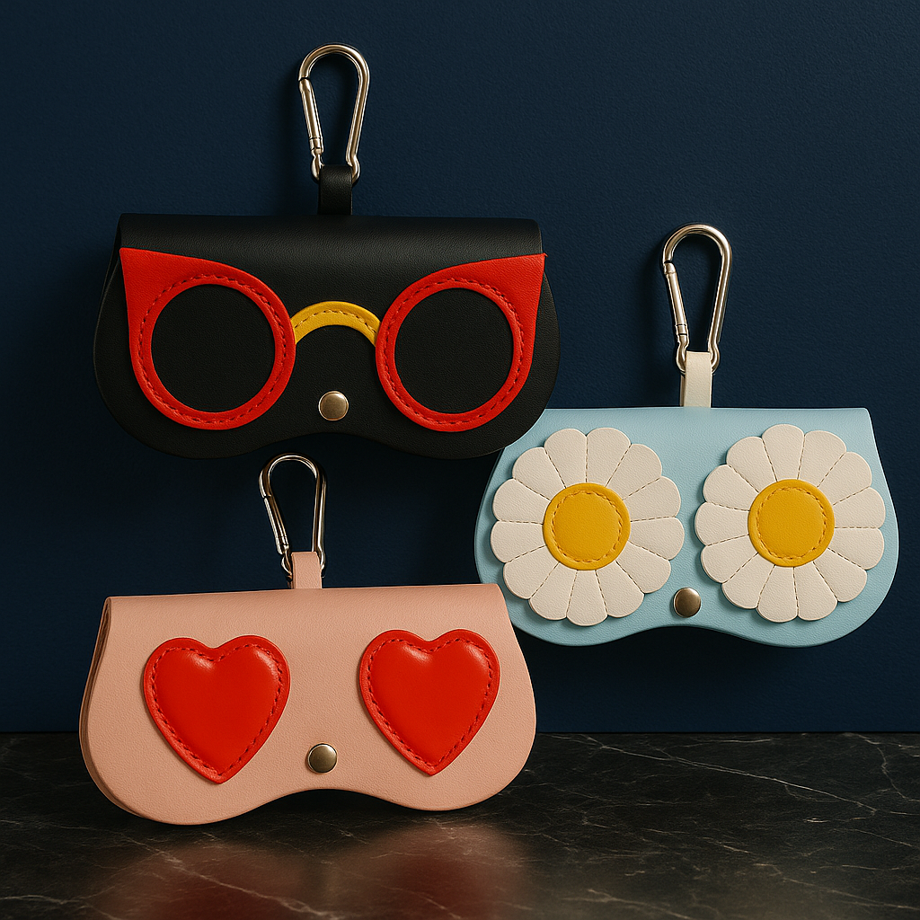 ✨Portagafas De Cuero Suave 👓️