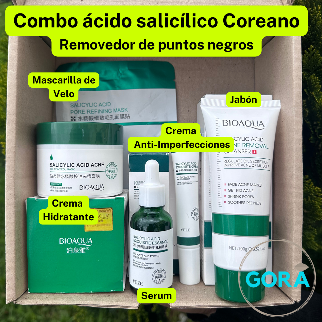 COMBO ÁCIDO SALICÍLICO X5 - RESULTADOS EN 4 SEMANAS