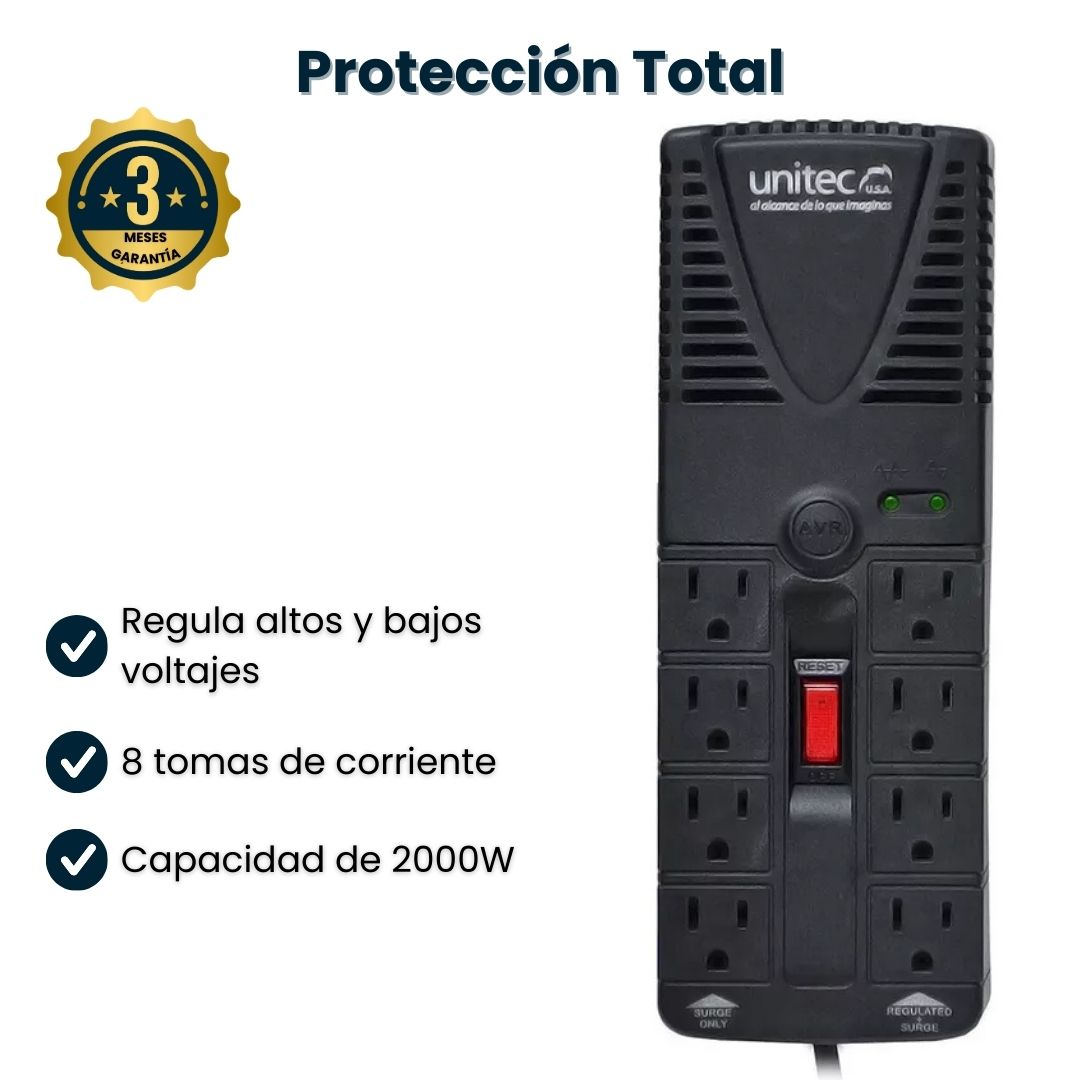 Regulador De Voltaje Automático 2000W⚡