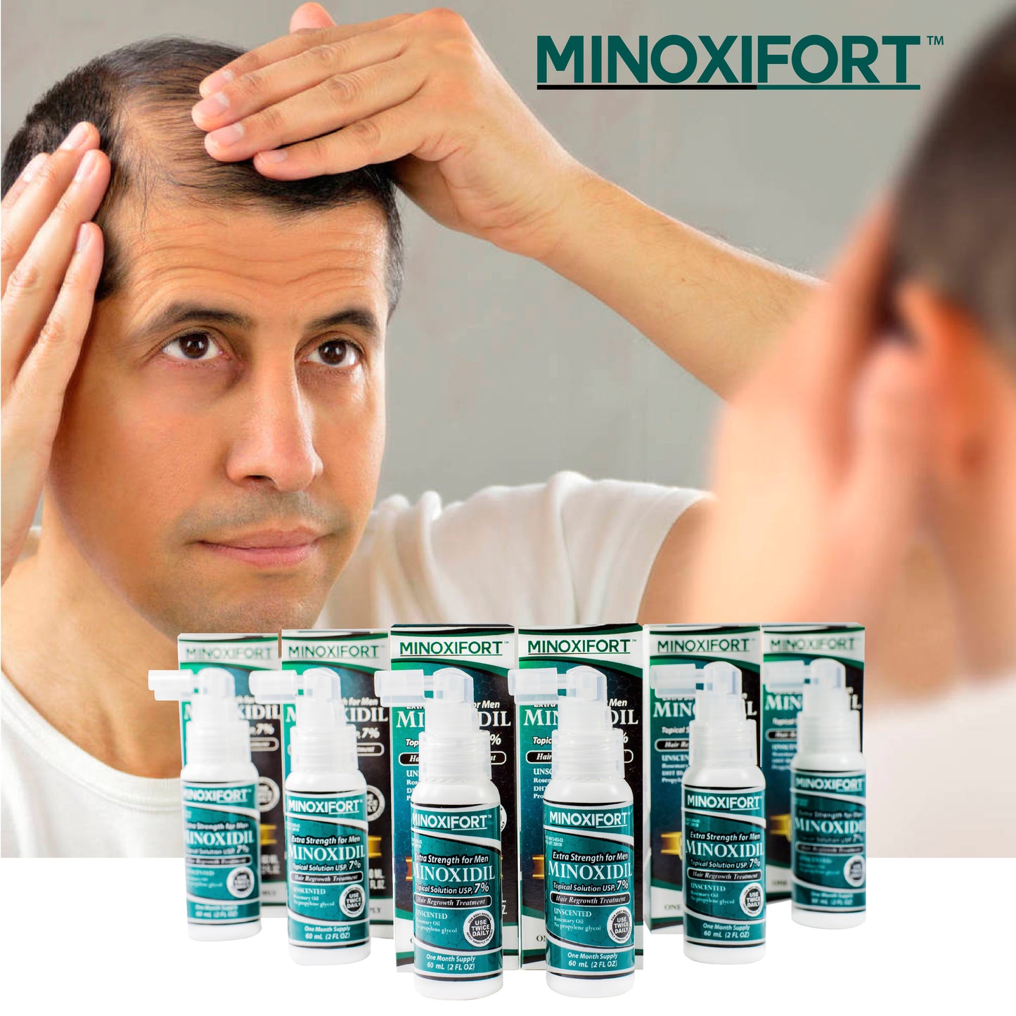 Recupera tu cabello y tu confianza con Dermarroller + Tónico Minoxidil 7%