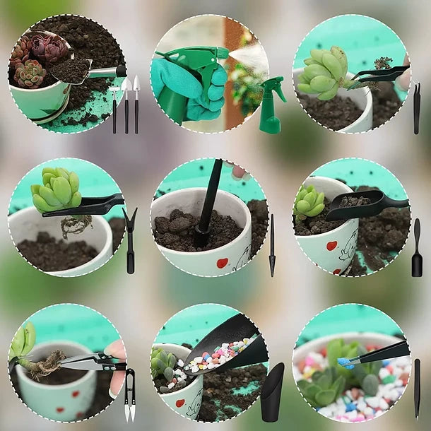 Kit 13 herramientas jardinería