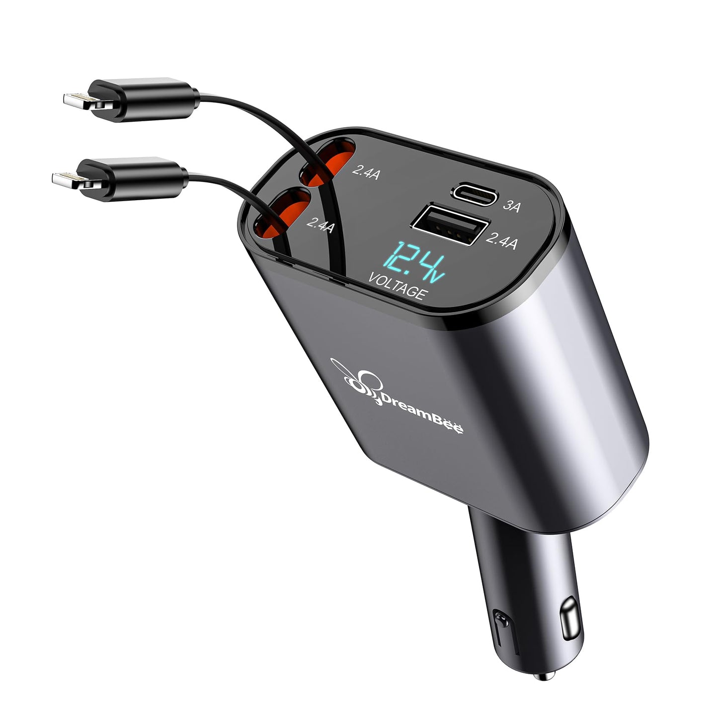 Cargador Retráctil Premium 4 en 1