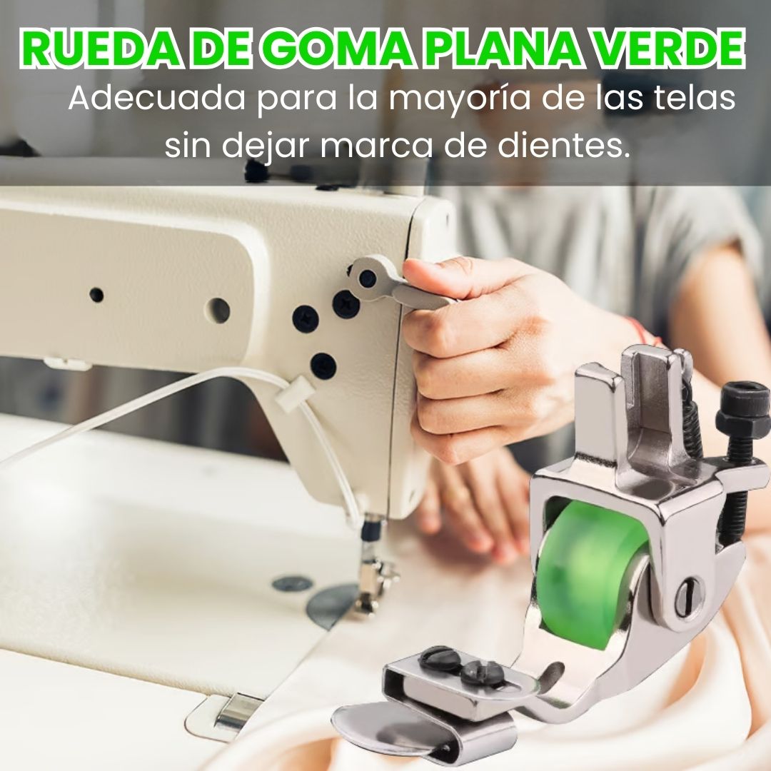🔥 Versátil prensatelas de dobladillo enrollado ajustable