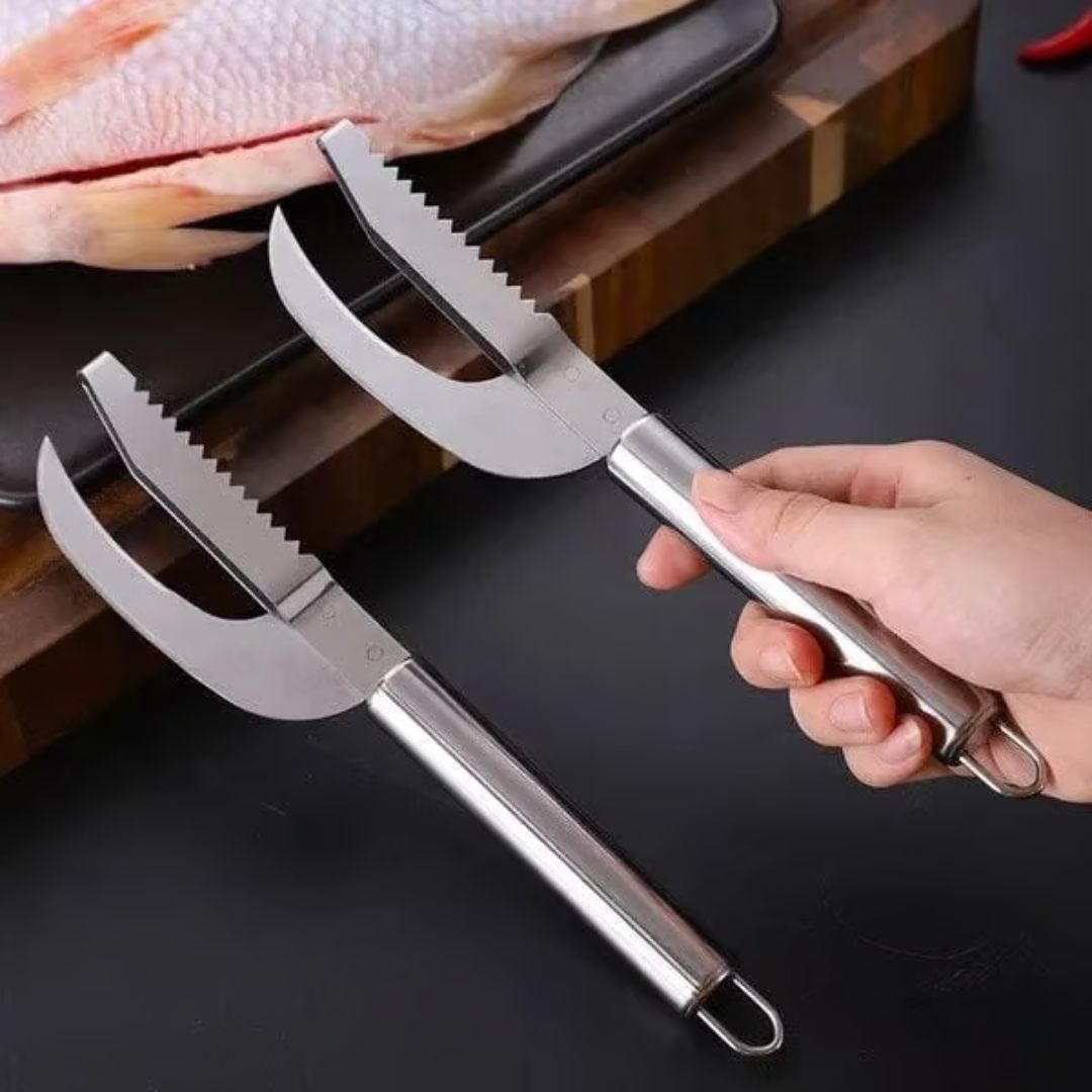 🔥🔥Cuchillo multi escamas de pescado 3 en 1 (2X1)