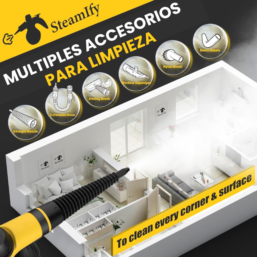PureSteam X – Vapor potente para una limpieza impecable en minutos.