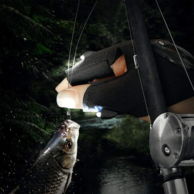 Guantes con LEDs impermeables
