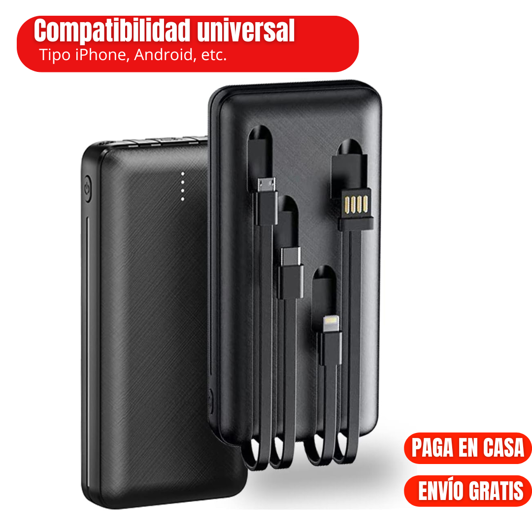 🔋Power Bank 10.000 mAh - Compatibilidad universal