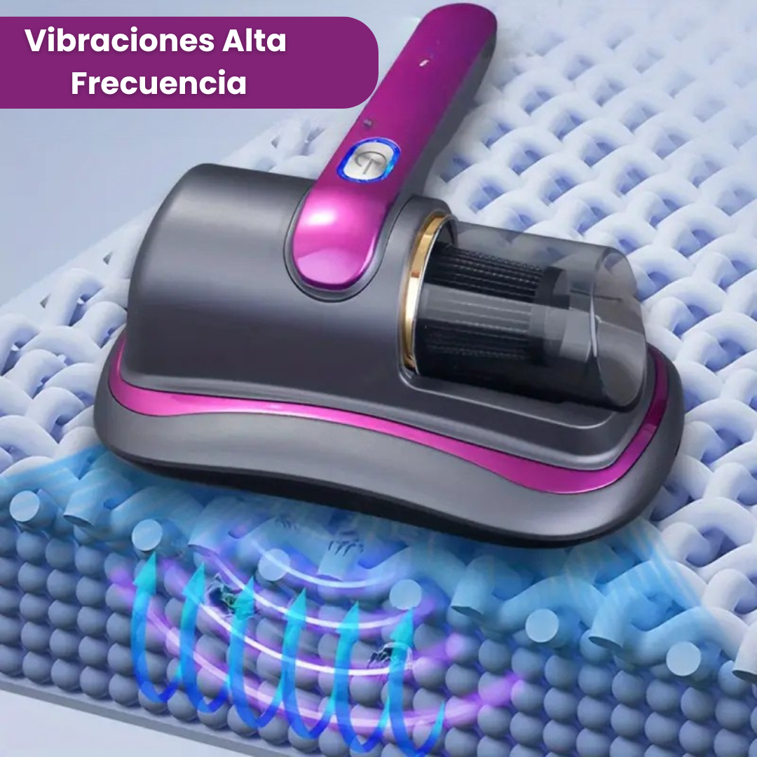 Aspiradora AeroClean® Potente Succión y Eliminación de Ácaros al Instante.
