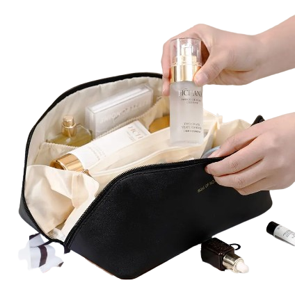 combo cosmetiqueras + espejos luz led Gratis 5 brochas