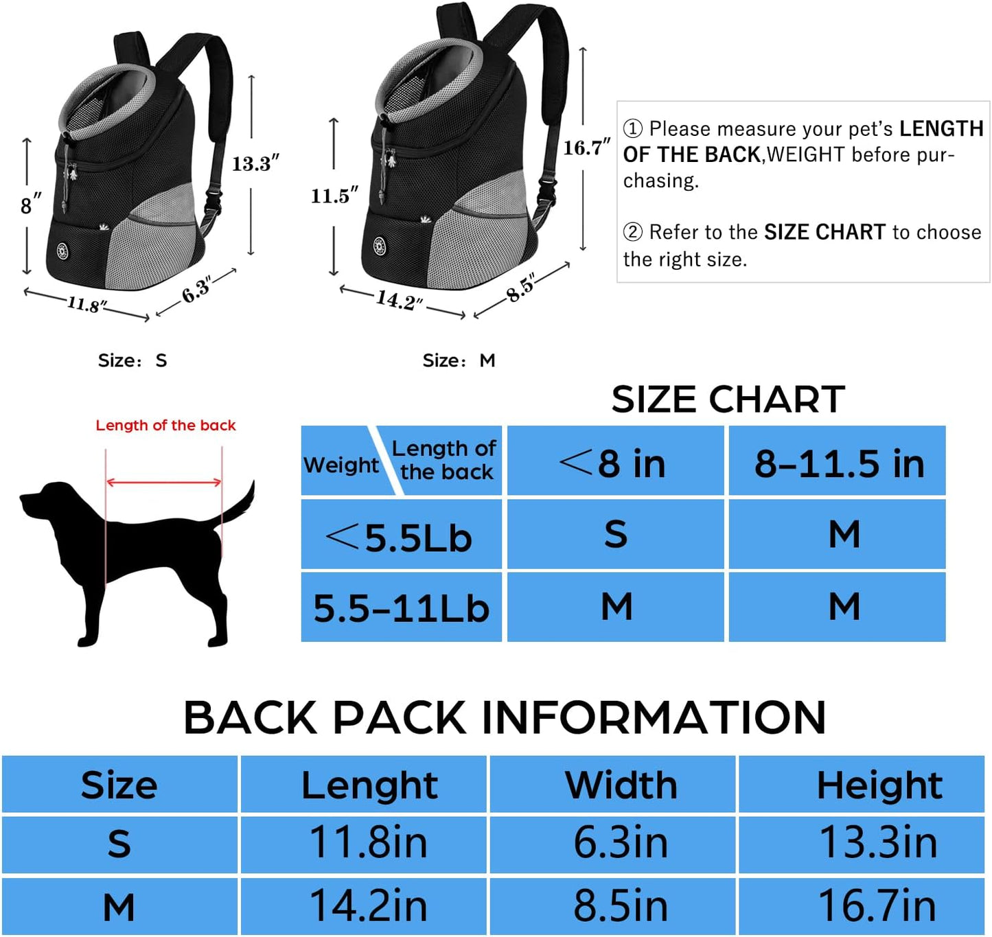 Morral para transporte de tu mascota