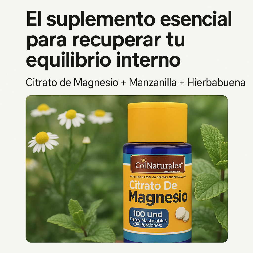 Citrato de Magnesio x100 Cápsulas