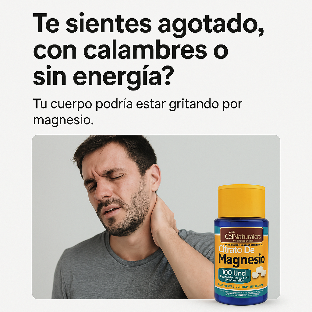 Citrato de Magnesio x100 Cápsulas