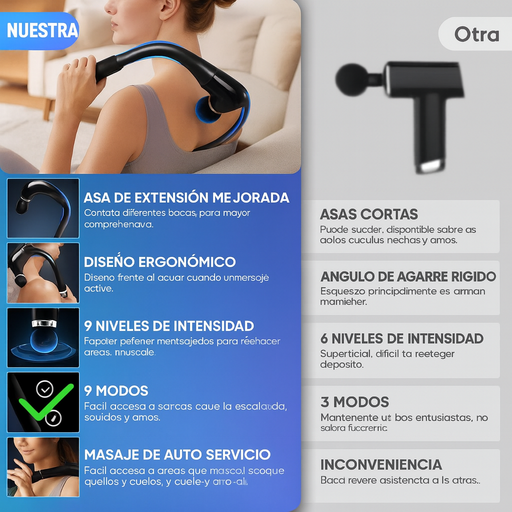 🔥HOT SALE 60% DCTO🔥Masajeador de espalda extendido ReachPro