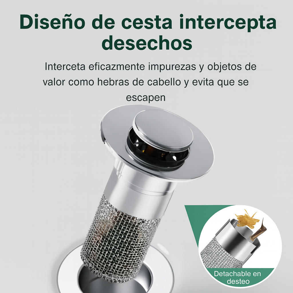🔥Tapón universal 2 en 1 para lavabo de baño/cocina