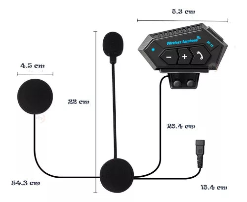 Intercomunicador DENPETEC Casco