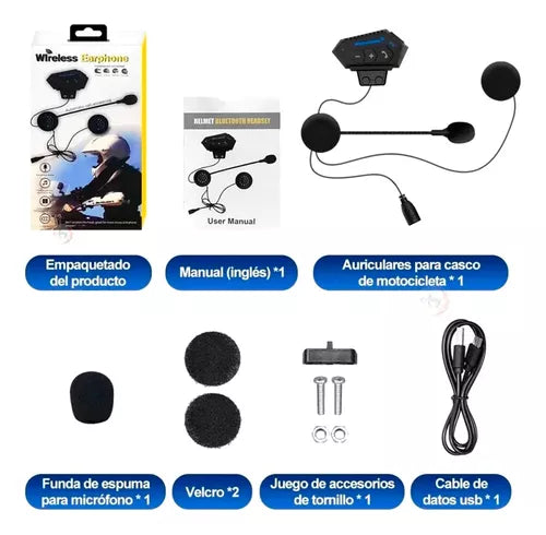 Intercomunicador DENPETEC Casco