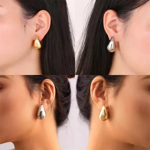 PENDIENTES EN FORMA DE GOTA - S