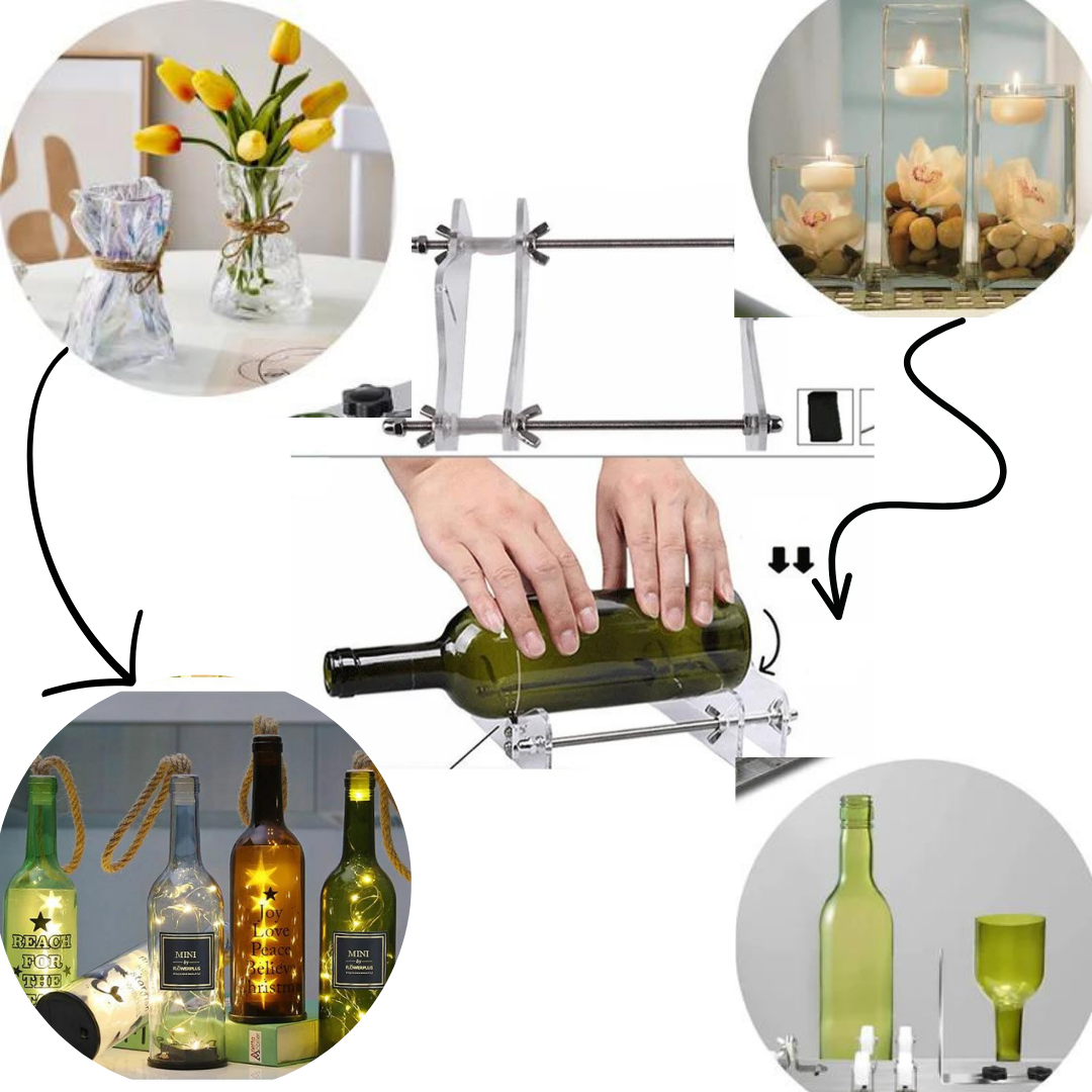 Herramienta de bricolaje Cortador de botellas de vidrio