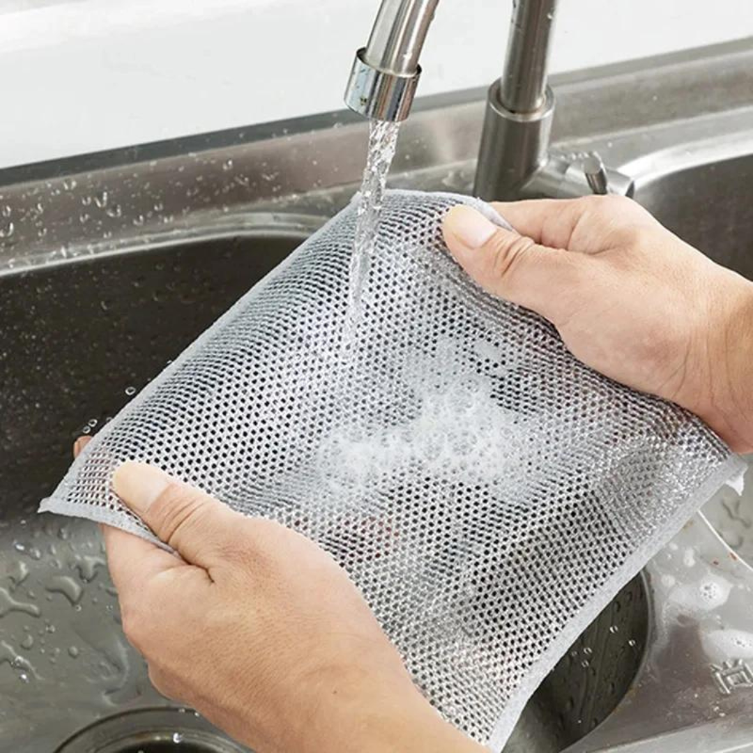 10 PAÑOS METÁLICOS MULTIUSOS - ELIMINADOR DE OLORES