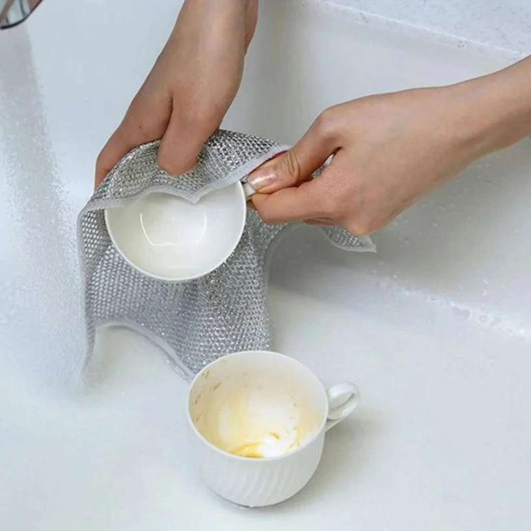 10 PAÑOS METÁLICOS MULTIUSOS - ELIMINADOR DE OLORES