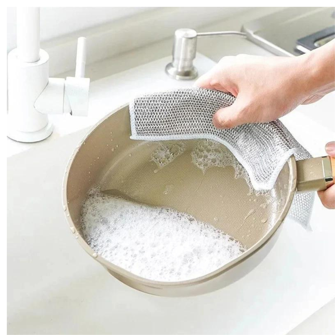 10 PAÑOS METÁLICOS MULTIUSOS - ELIMINADOR DE OLORES