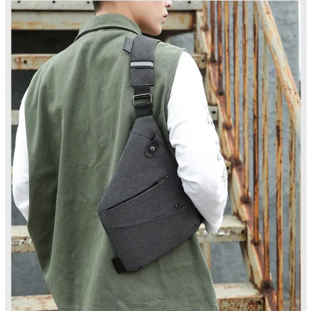 Morral ultra delgado de gran capacidad