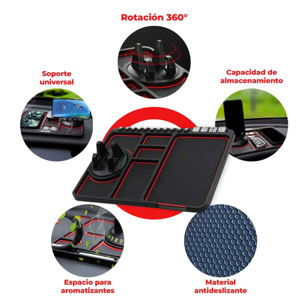 Alfombra premium antideslizante para auto