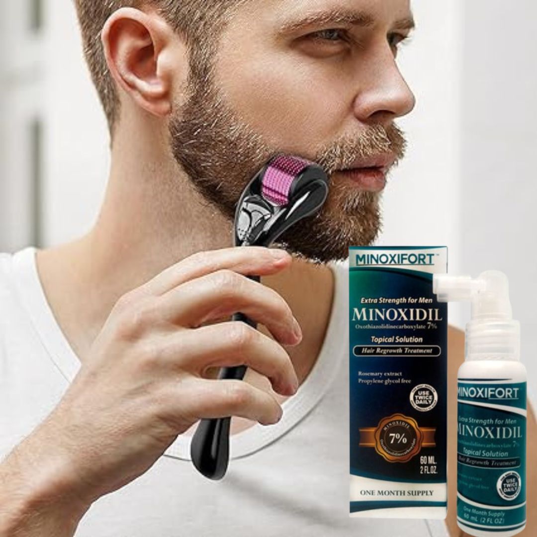 Recupera tu cabello y tu confianza con Dermarroller + Tónico Minoxidil 7%
