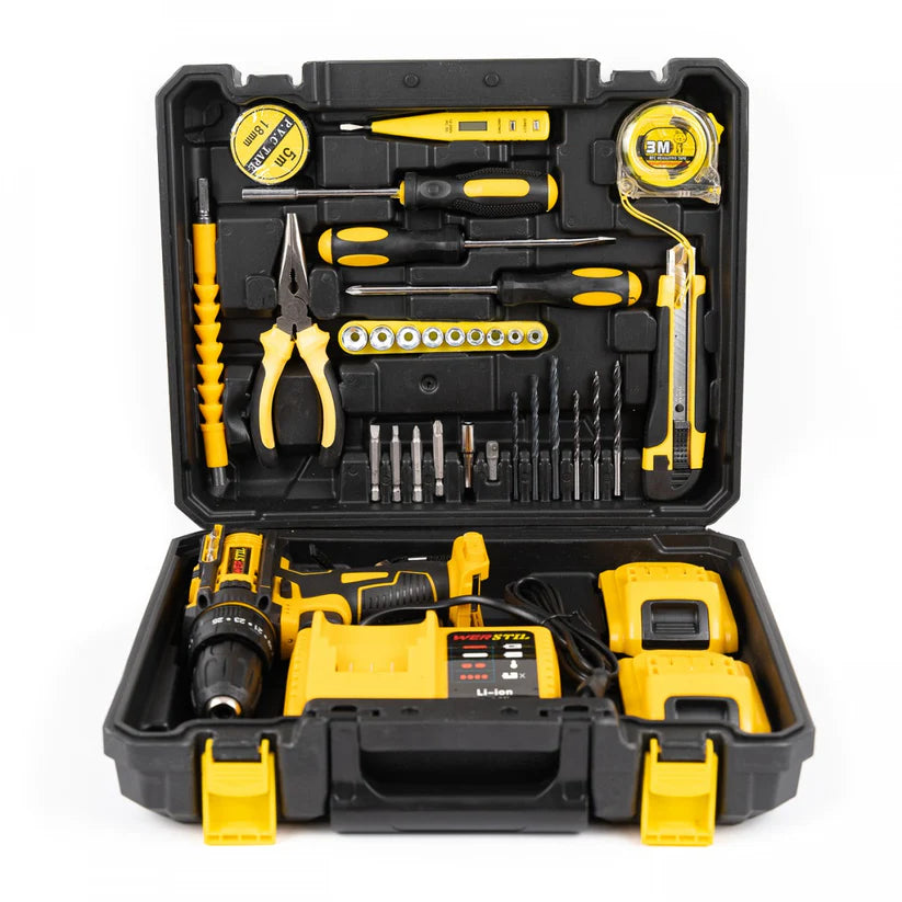 Kit Destornillador Taladro Inalámbrico
