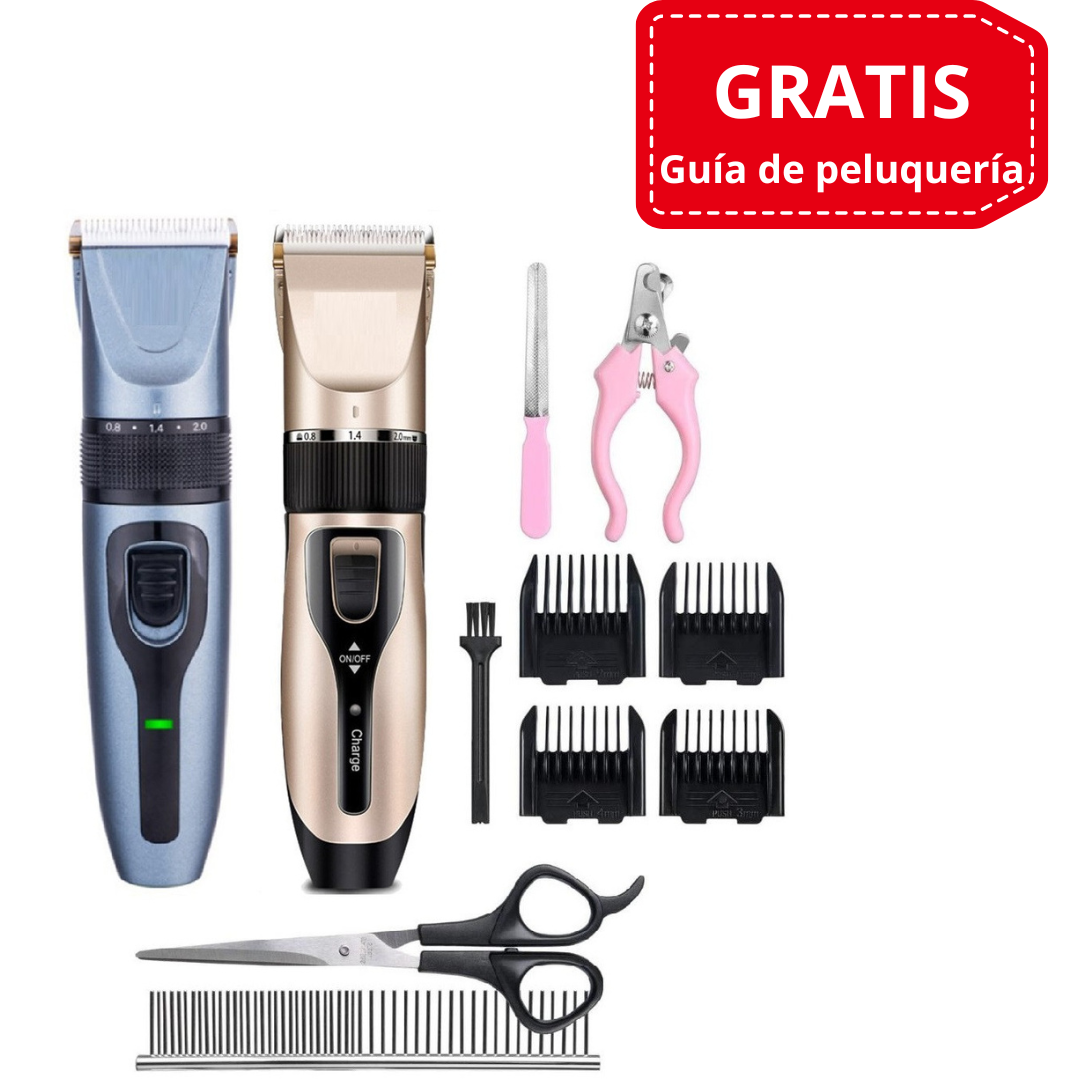 KIT MÁQUINA DE PELUQUERÍA PARA MASCOTAS
