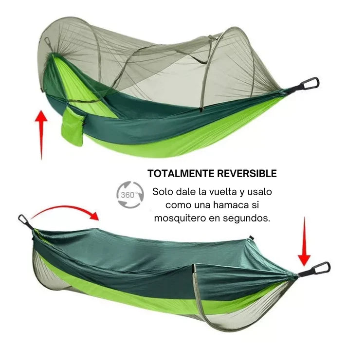 Uplayteck - Hamaca con red contra mosquitos.