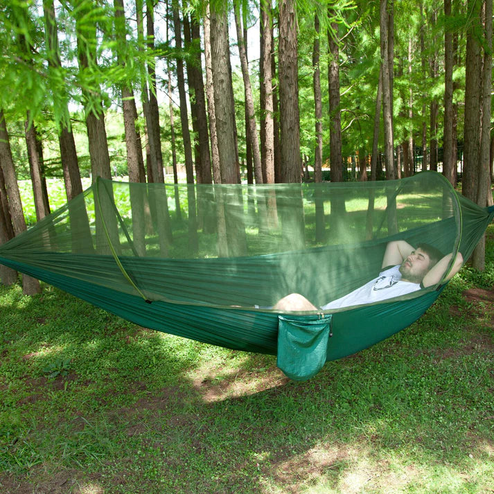 Uplayteck - Hamaca con red contra mosquitos.