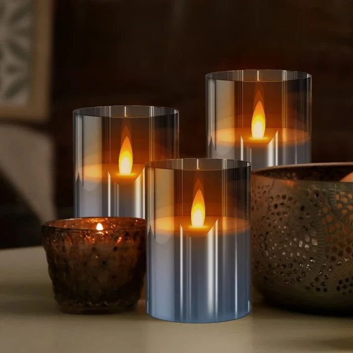 Set de Velas SIN FUEGO - LED x3