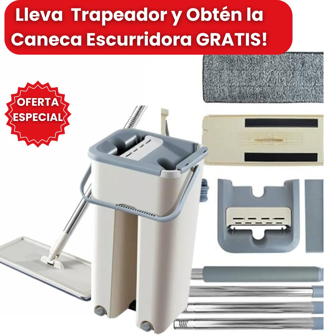 Trapeador Escurrible Limpieza Facil