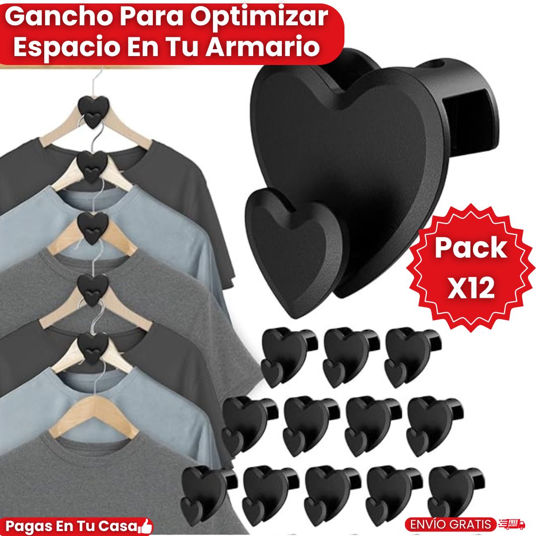 Ahorrador de espacio Organizador Ganchos de Ropa