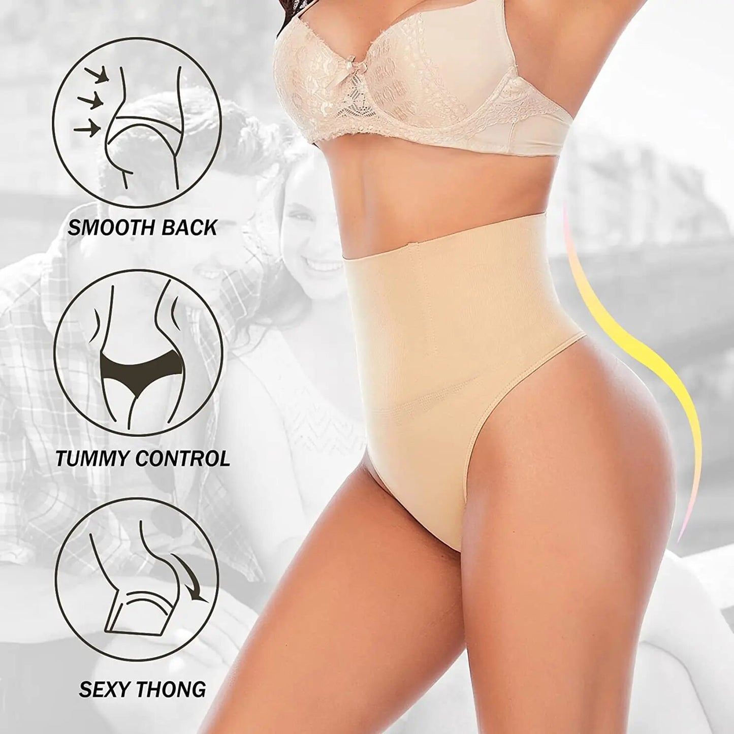 Panty Control Abdomen Bajo y Levanta Glúteos