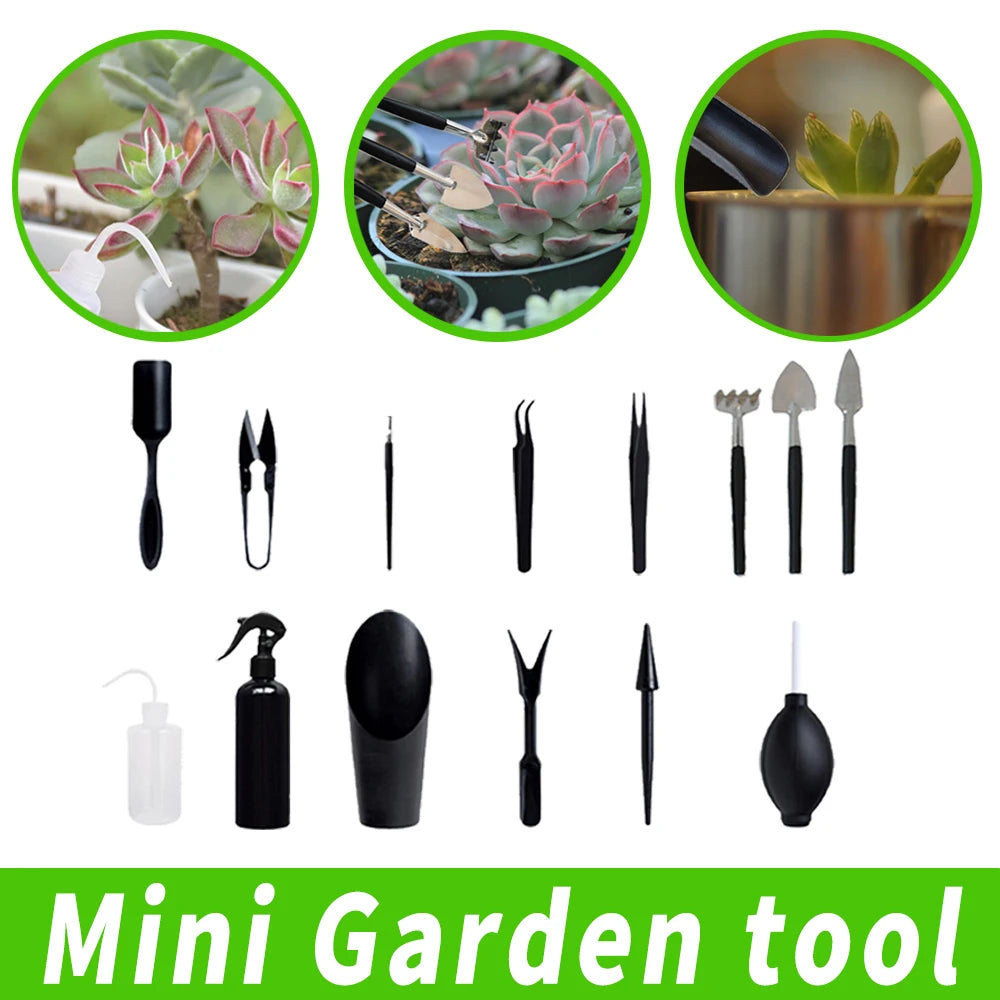 Kit 13 herramientas jardinería