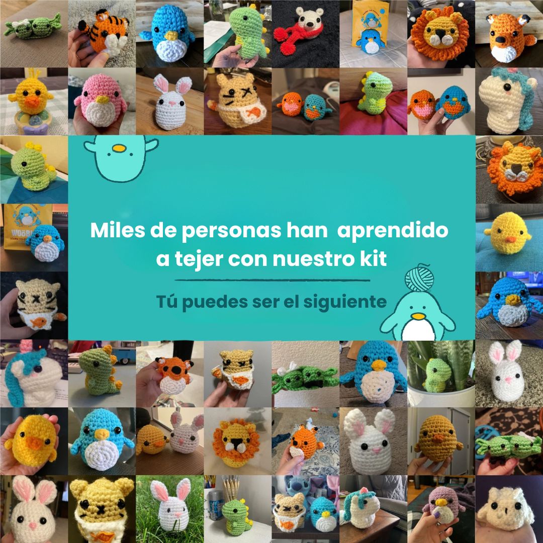 Crea, Teje y Disfruta – Kit de Crochet Paso a Paso